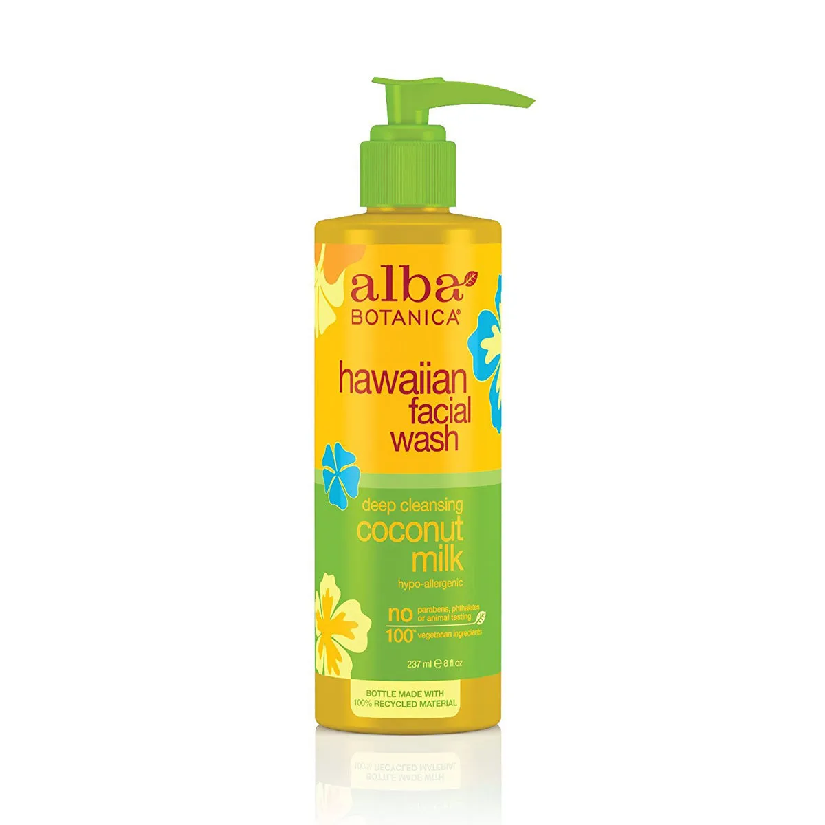 ALBA BOTANICA - Hawaiian Facial Wash Deep Cleansing Coconut Milk - 8 fl. oz. (237 ml)