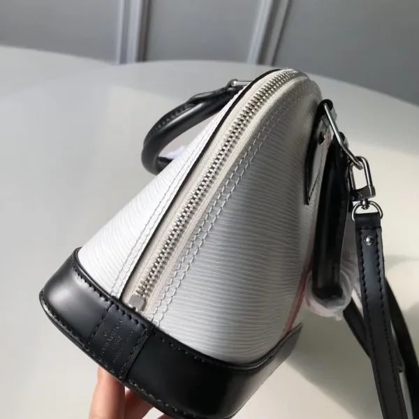Alma Bb Handbag M51963 White Epi Leather 2018