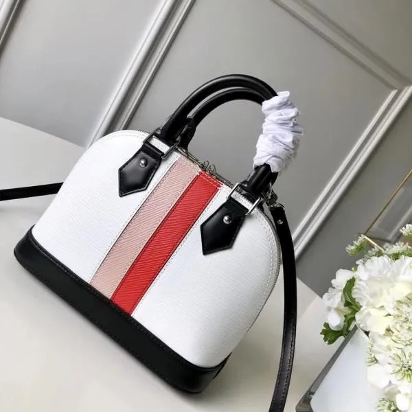 Alma Bb Handbag M51963 White Epi Leather 2018