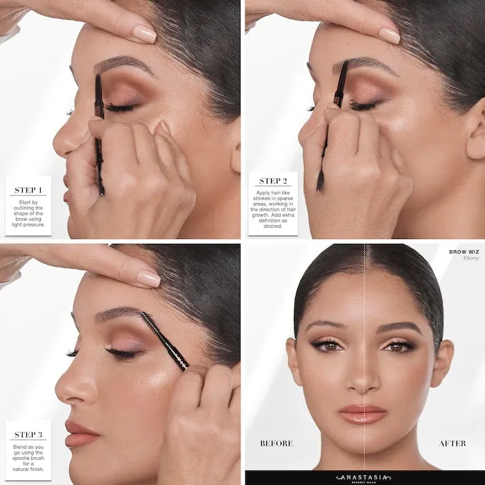 Anastasia Beverly Hills Brow Wiz Skinny Brown Pencil # Dark Brown