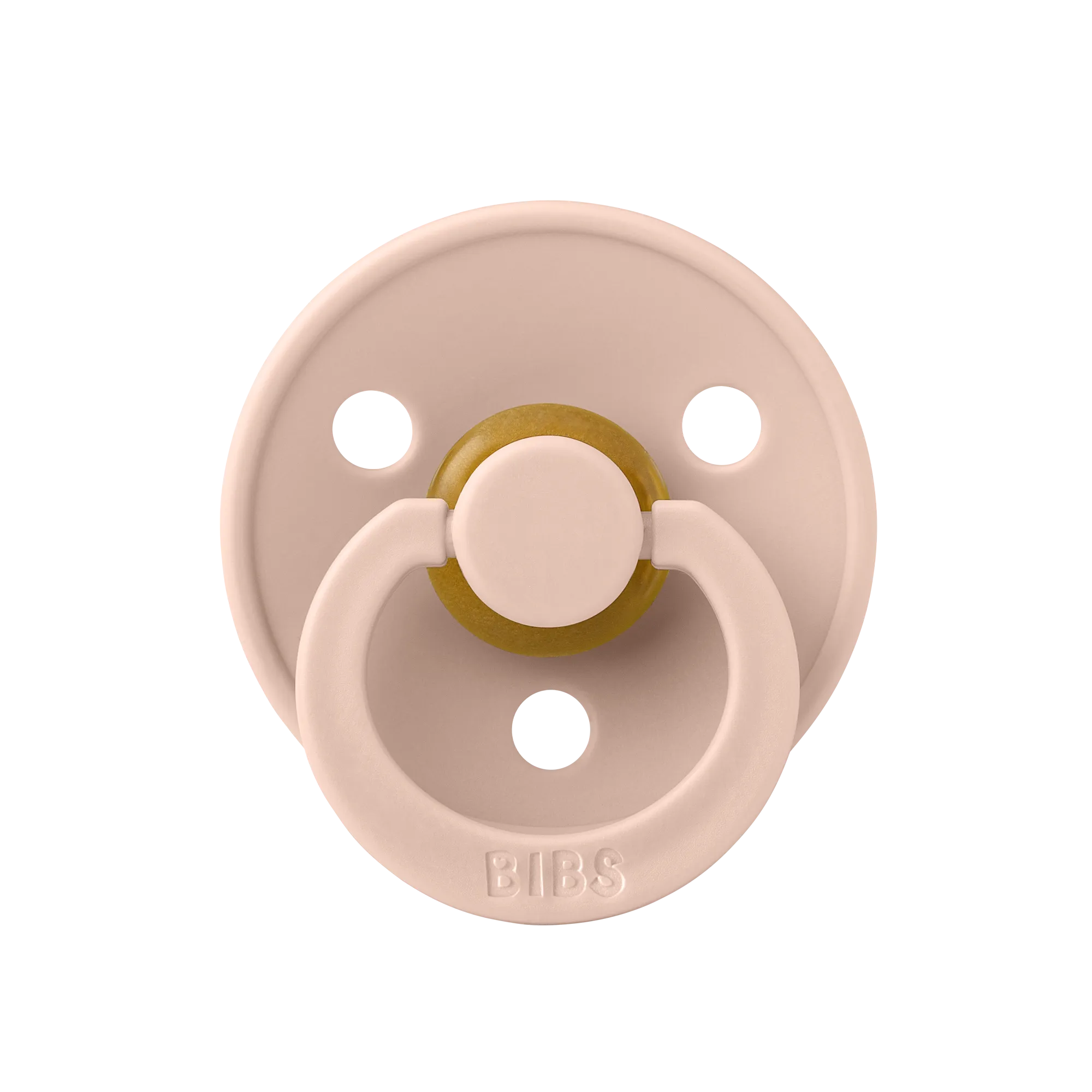Bibs Blush Natural Rubber Pacifier