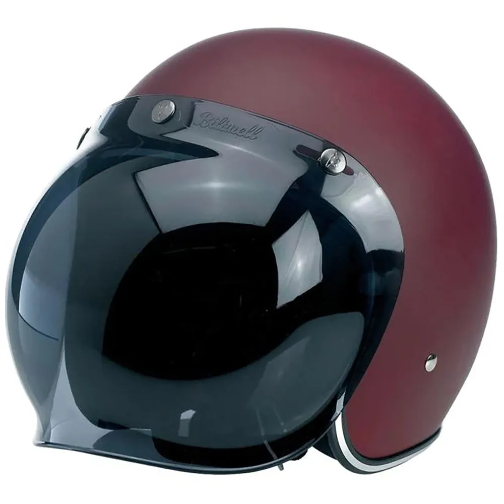 BILTWELL GRINGO/UNIVERSAL BUBBLE VISOR ANTIFOG [SMOKE]