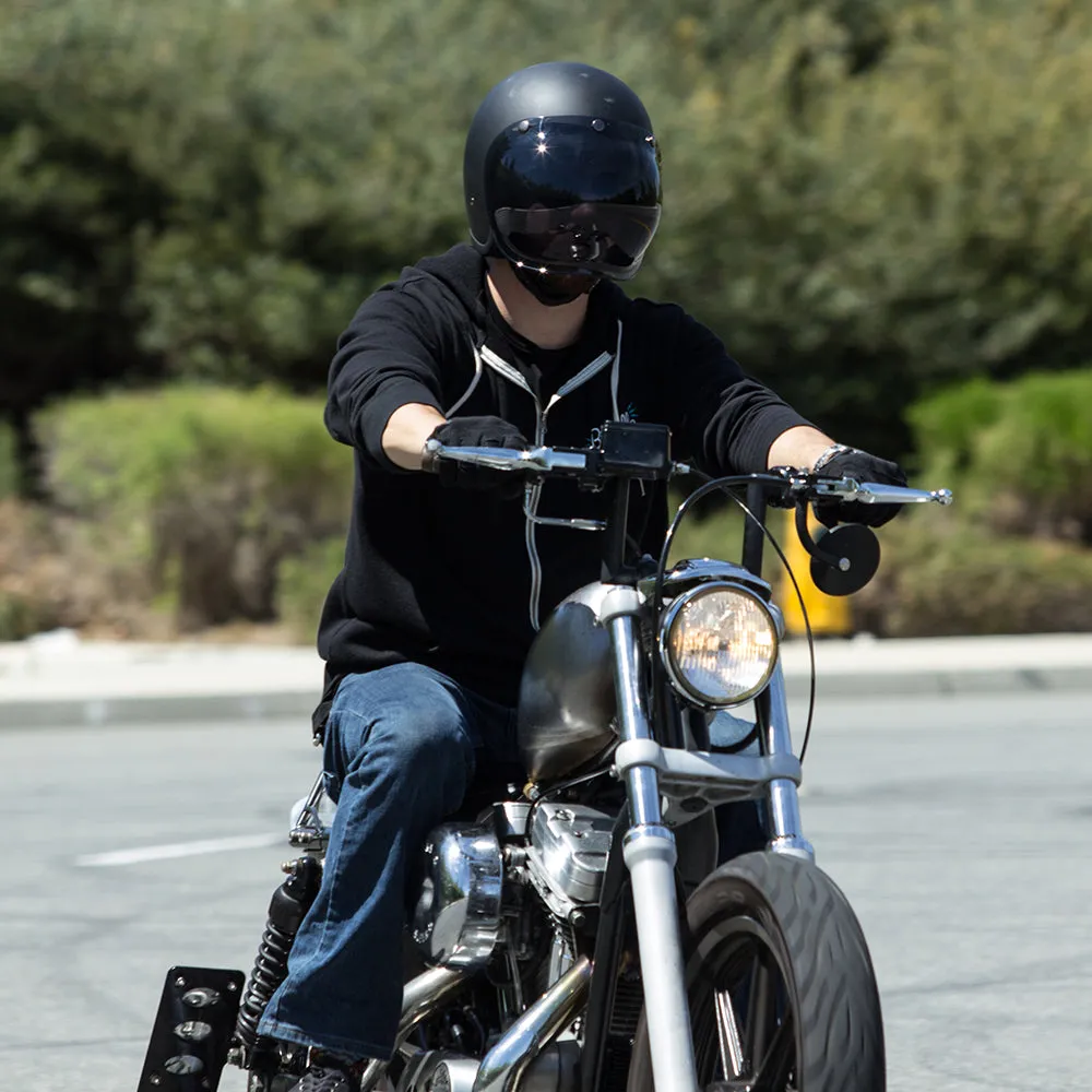 BILTWELL GRINGO/UNIVERSAL BUBBLE VISOR ANTIFOG [SMOKE]