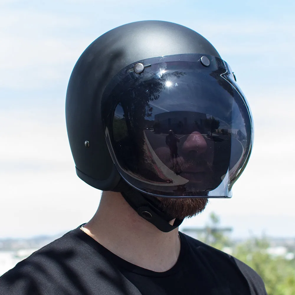 BILTWELL GRINGO/UNIVERSAL BUBBLE VISOR ANTIFOG [SMOKE]