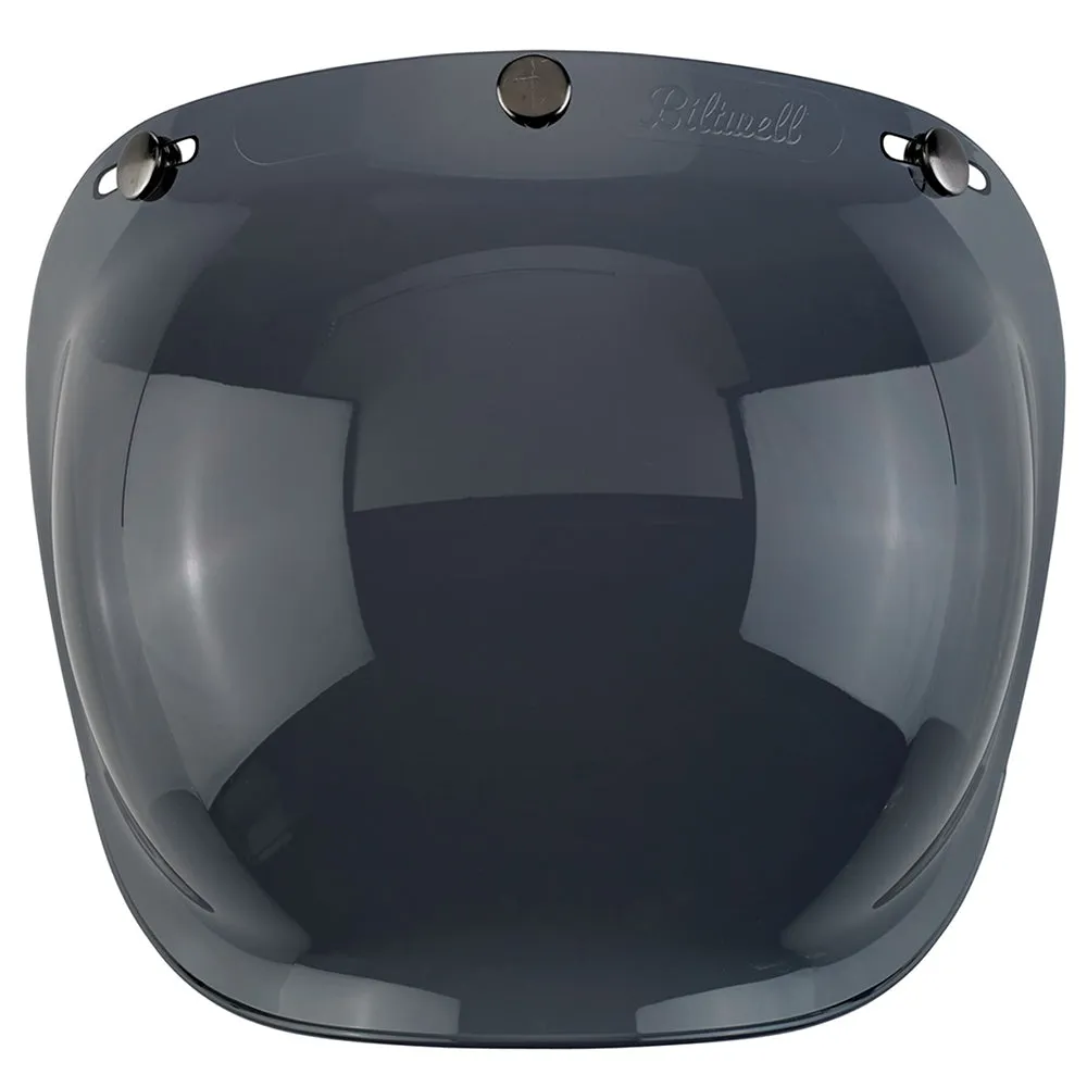 BILTWELL GRINGO/UNIVERSAL BUBBLE VISOR ANTIFOG [SMOKE]