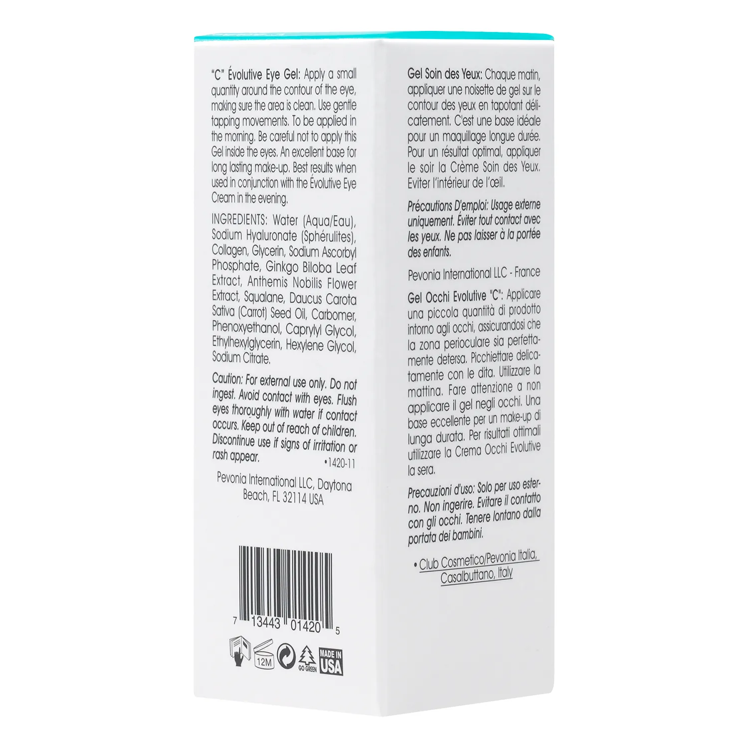 'C' Evolutive Eye Gel