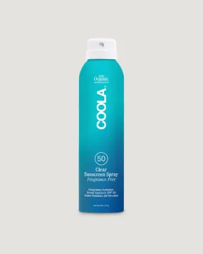 Clear Sunscreen Spray SPF 50 - Fragrance Free
