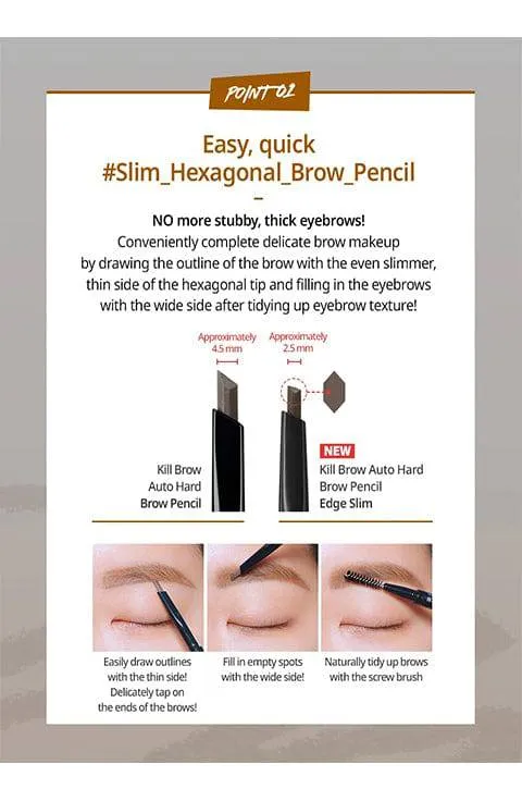 [CLIO] Kill Brow Auto Hard Brow Pencil Edge Slim
