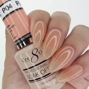 Cre8tion Gel Polish, French Collection, P04, Pink, 0.5oz