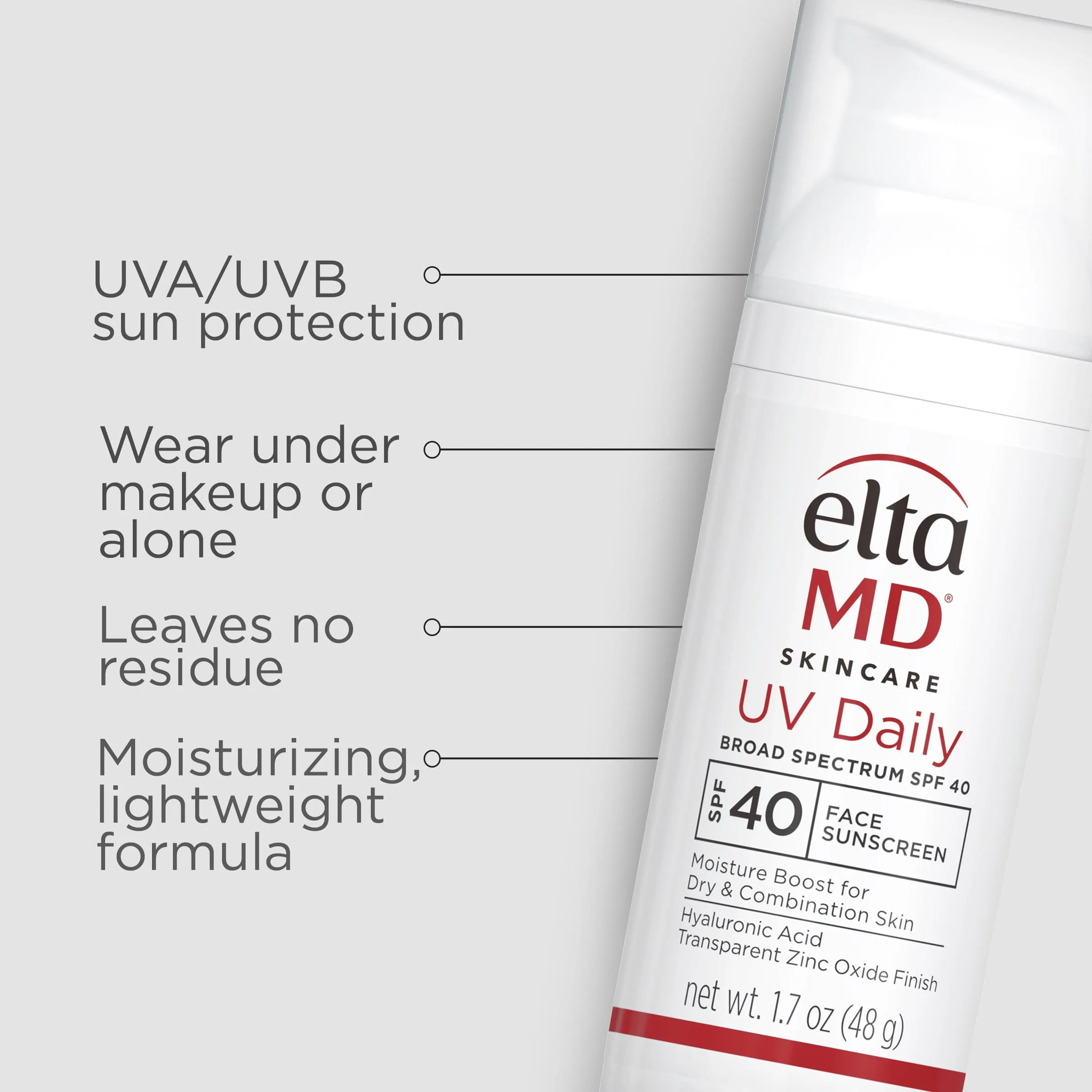 EltaMD UV Daily Untinted Broad-Spectrum SPF 40