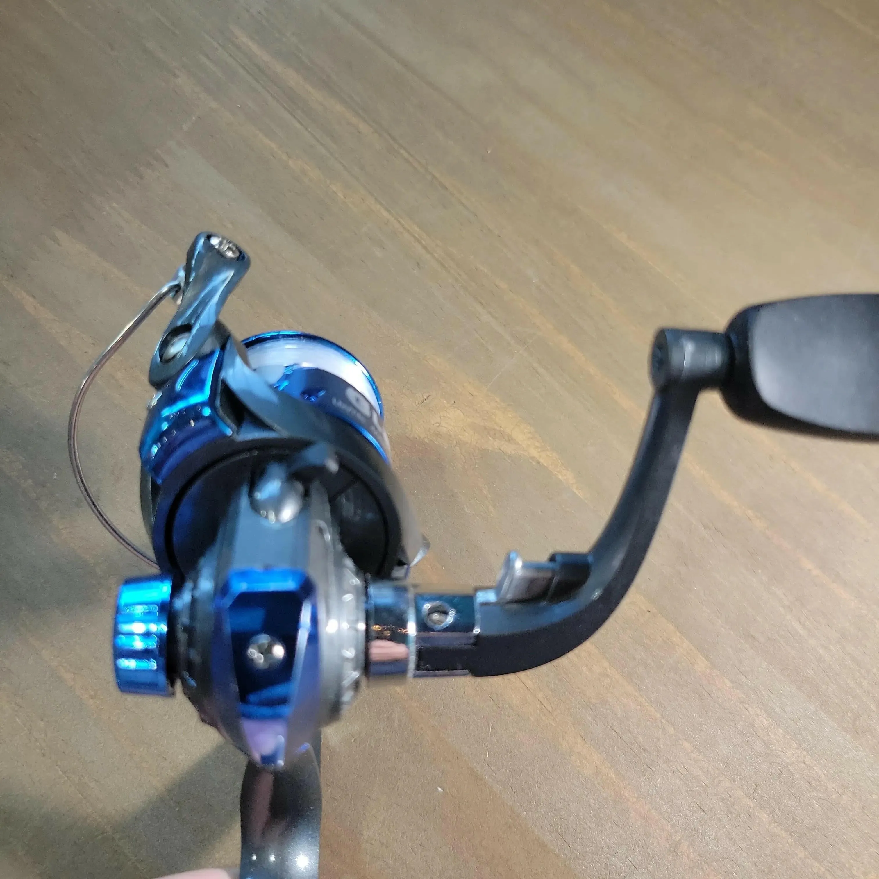 Emery Glacier Ice Fishing Spinning Reel Pre-Spooled 65yards 6lb Line