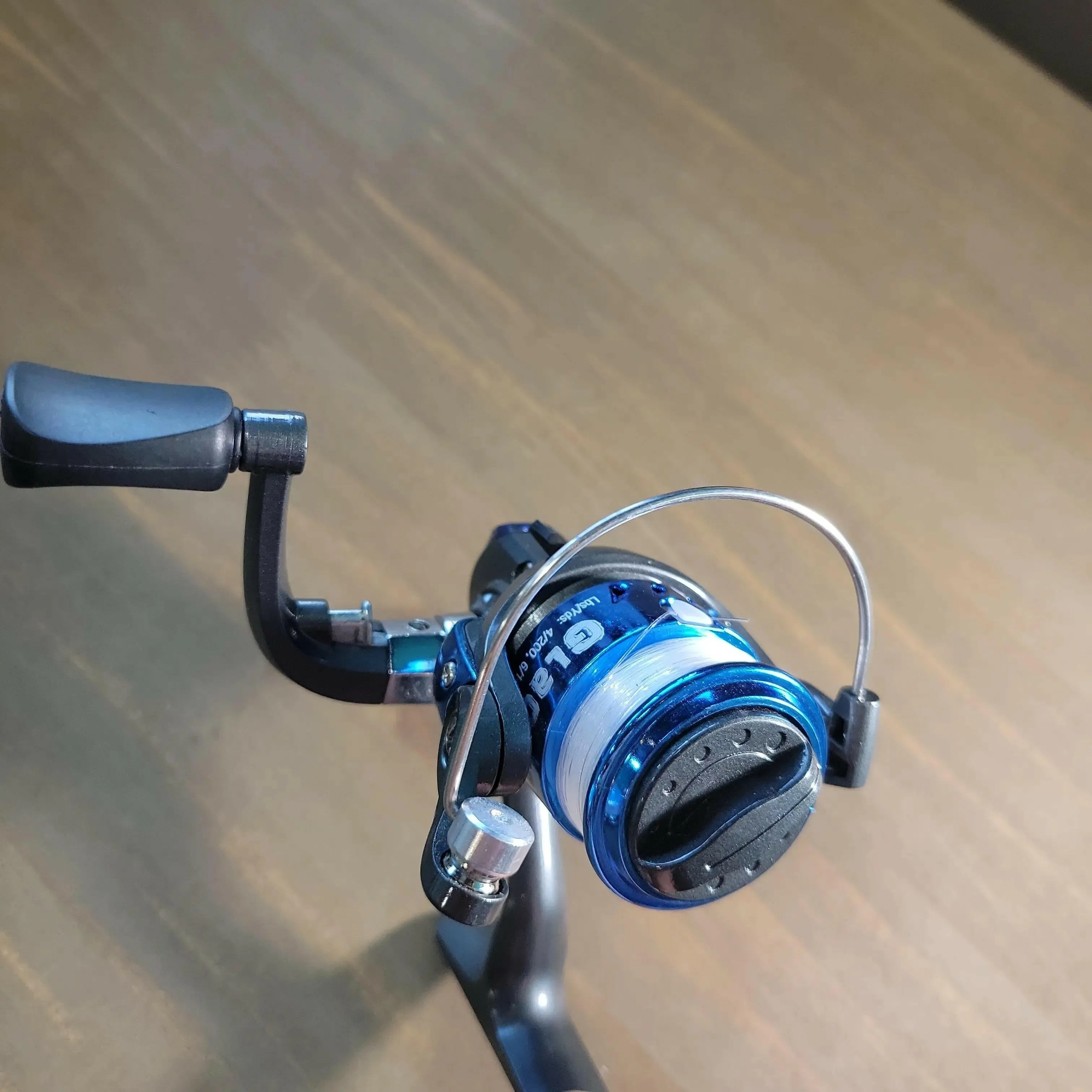 Emery Glacier Ice Fishing Spinning Reel Pre-Spooled 65yards 6lb Line