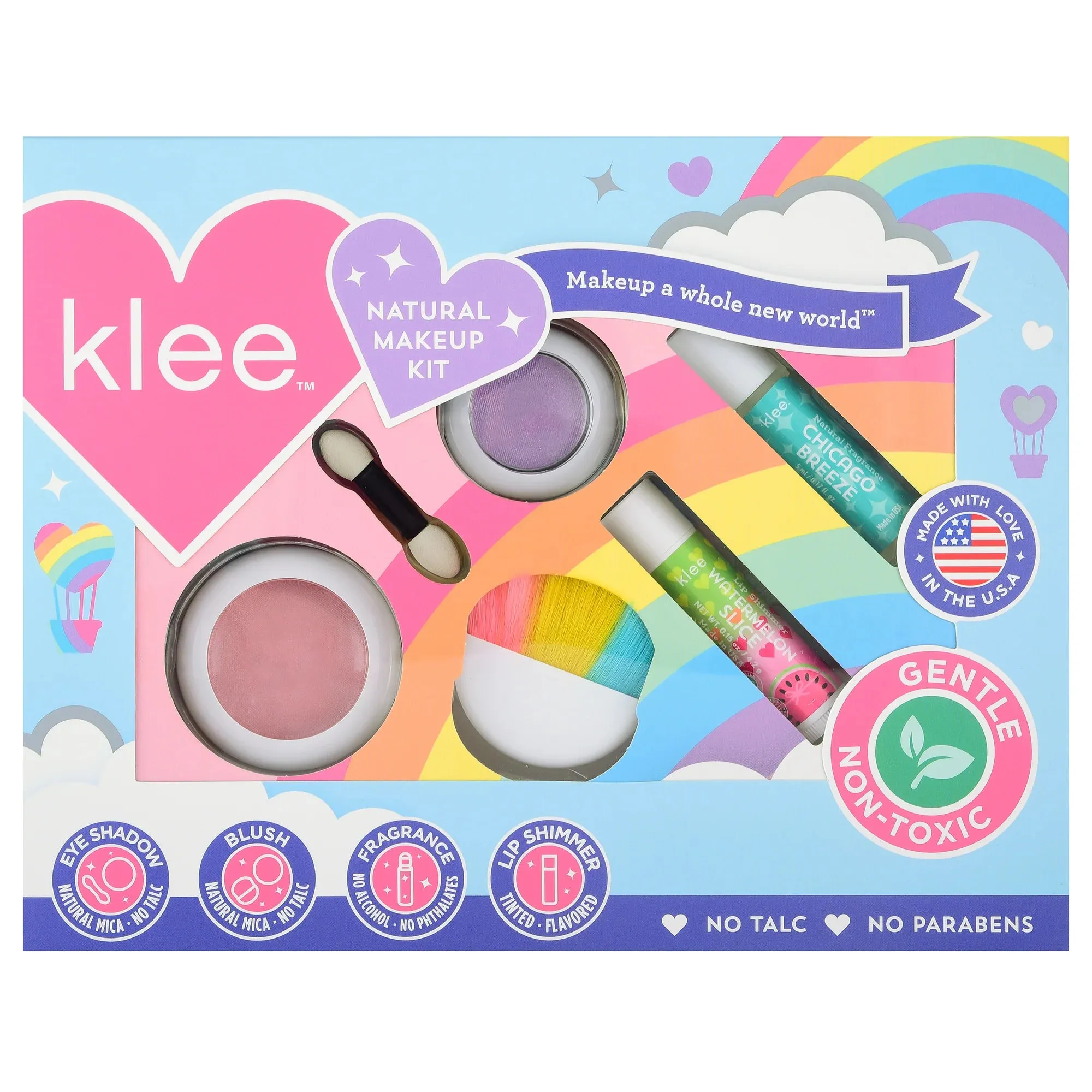 Klee Naturals Mineral Play Makeup: Sun Comes Out Starter Makeup Kit
