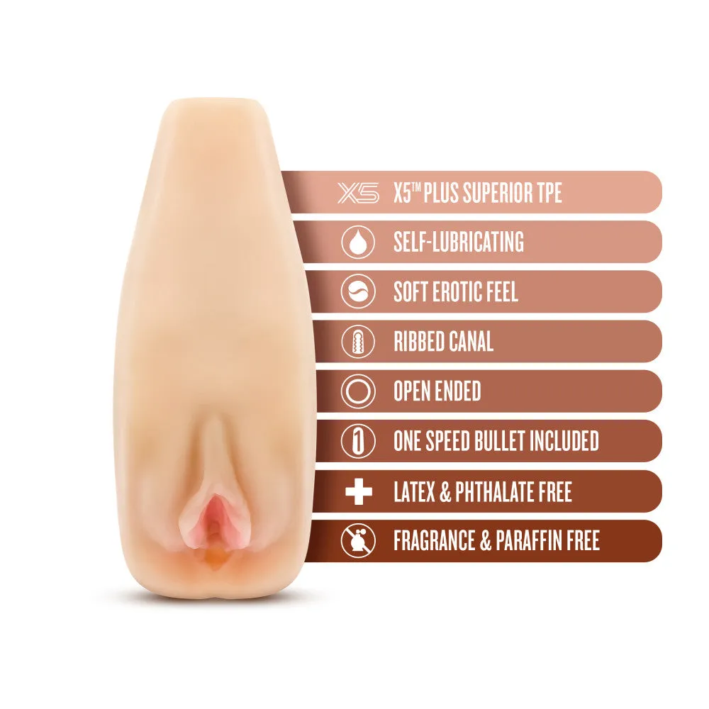 M Elite By Blush® | Soft & Wet Natasha Realistic Beige Masturbator / Stroker