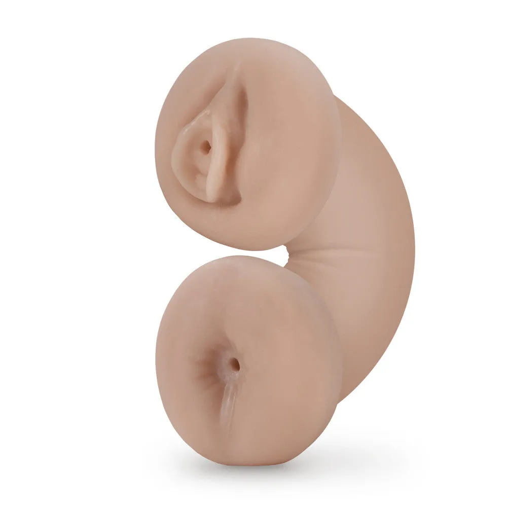 M For Men By Blush® | Soft & Wet Double Trouble Glow in the Dark Realistic Vanilla Masturbator / Stroker