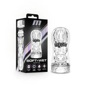 M For Men By Blush® | Soft and Wet Magnifier Clear Masturbator / Stroker
