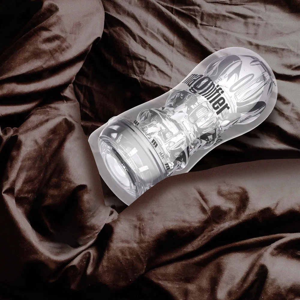 M For Men By Blush® | Soft and Wet Magnifier Clear Masturbator / Stroker