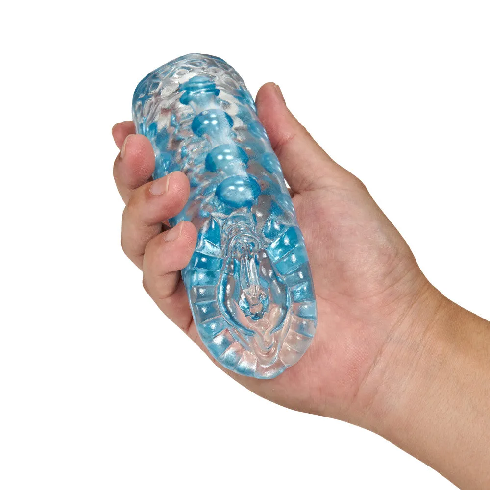 M For Men By Blush® | Super Stroker Clear Masturbator / Stroker