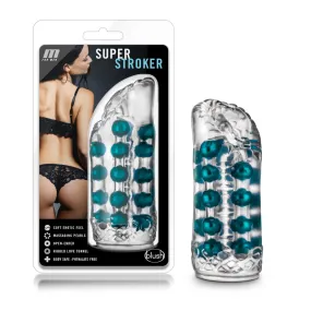 M For Men By Blush® | Super Stroker Clear Masturbator / Stroker