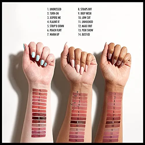 NYX PROFESSIONAL MAKEUP Lip Lingerie XXL Matte Liquid Lipstick - Peek Show (Dusty Peony)