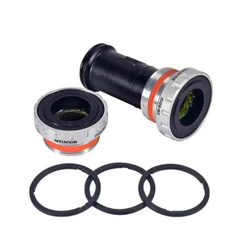 SHIMANO SM-BB52 Bottom Bracket DEORE M6100 Series Threaded HOLLOWTECH II 68/73 mm shell width - Trekking ORiginal parts