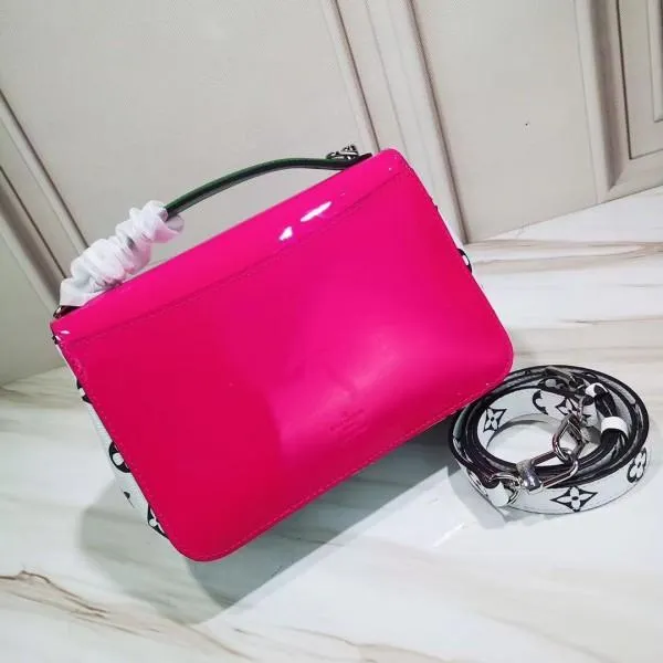 Smooth Vernis Patent Leather Cherrywood Bb Bag Fuchsia 2019
