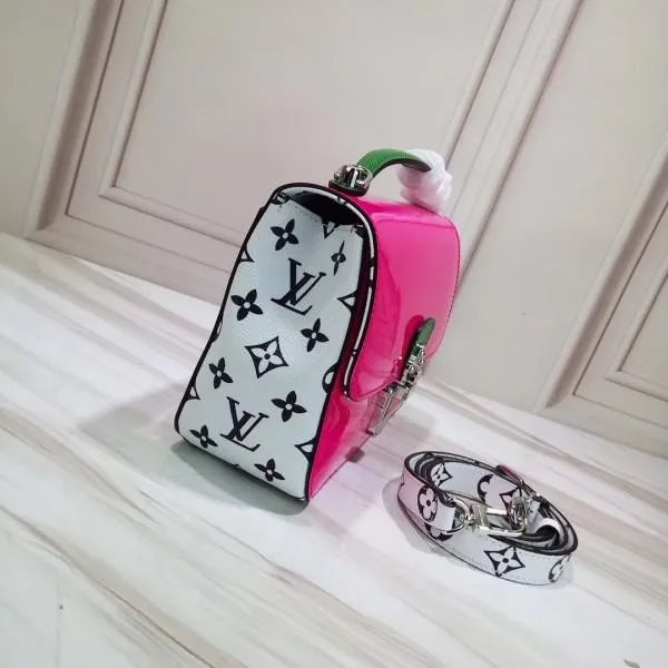 Smooth Vernis Patent Leather Cherrywood Bb Bag Fuchsia 2019