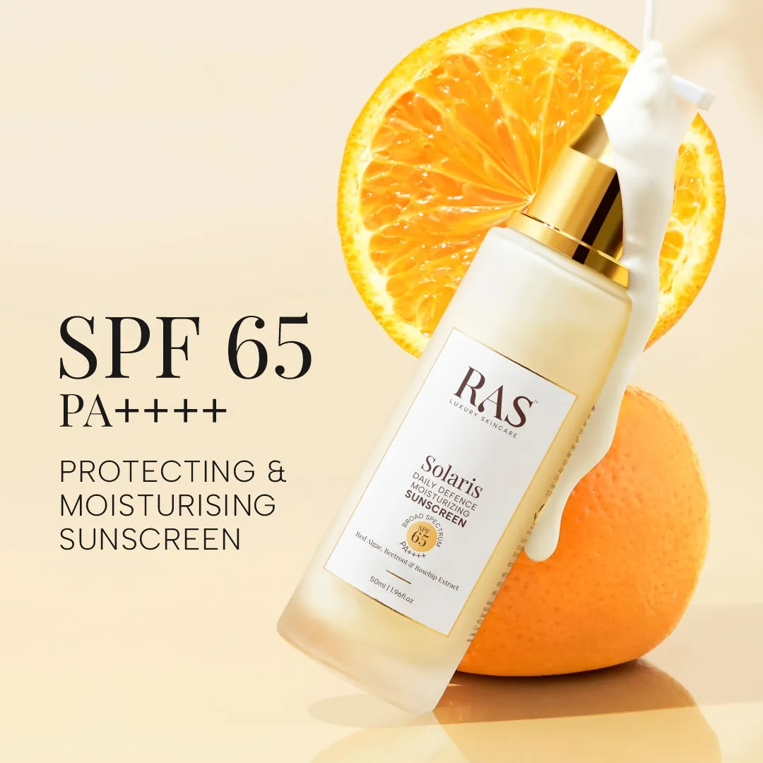 Solaris Ultra Light Daily Defence Sunscreen SPF 65 PA    