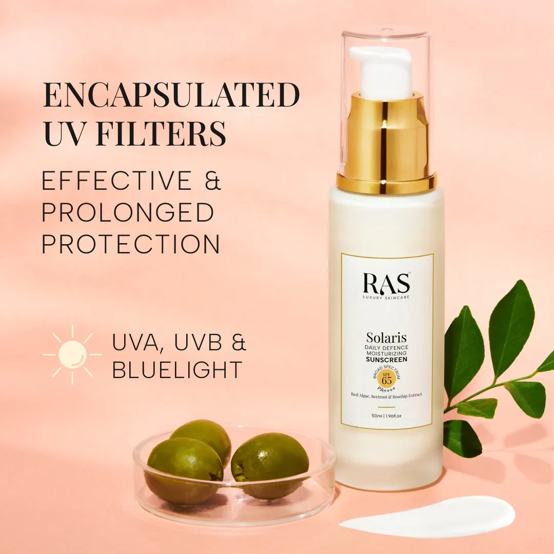 Solaris Ultra Light Daily Defence Sunscreen SPF 65 PA    