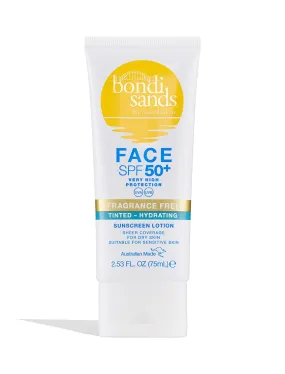 SPF 50  Fragrance Free Hydrating Tinted Face Lotion