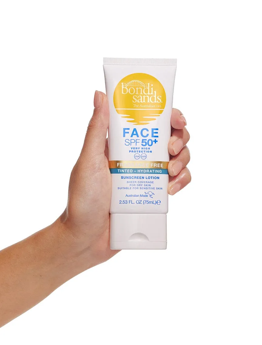 SPF 50  Fragrance Free Hydrating Tinted Face Lotion
