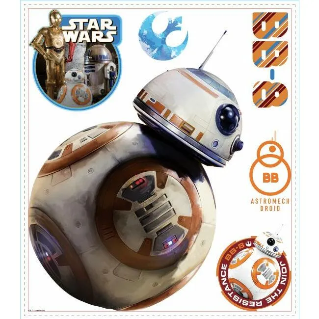 Star Wars: The Force Awakens BB-8 Giant Wall Decals