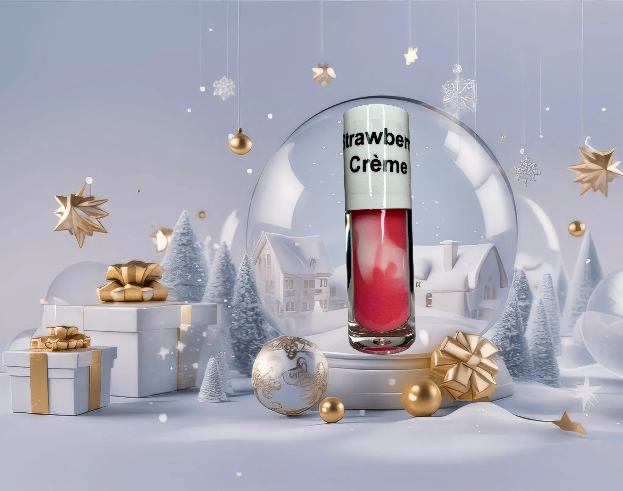 “Strawberry Crème” Lightweight Lip Gloss