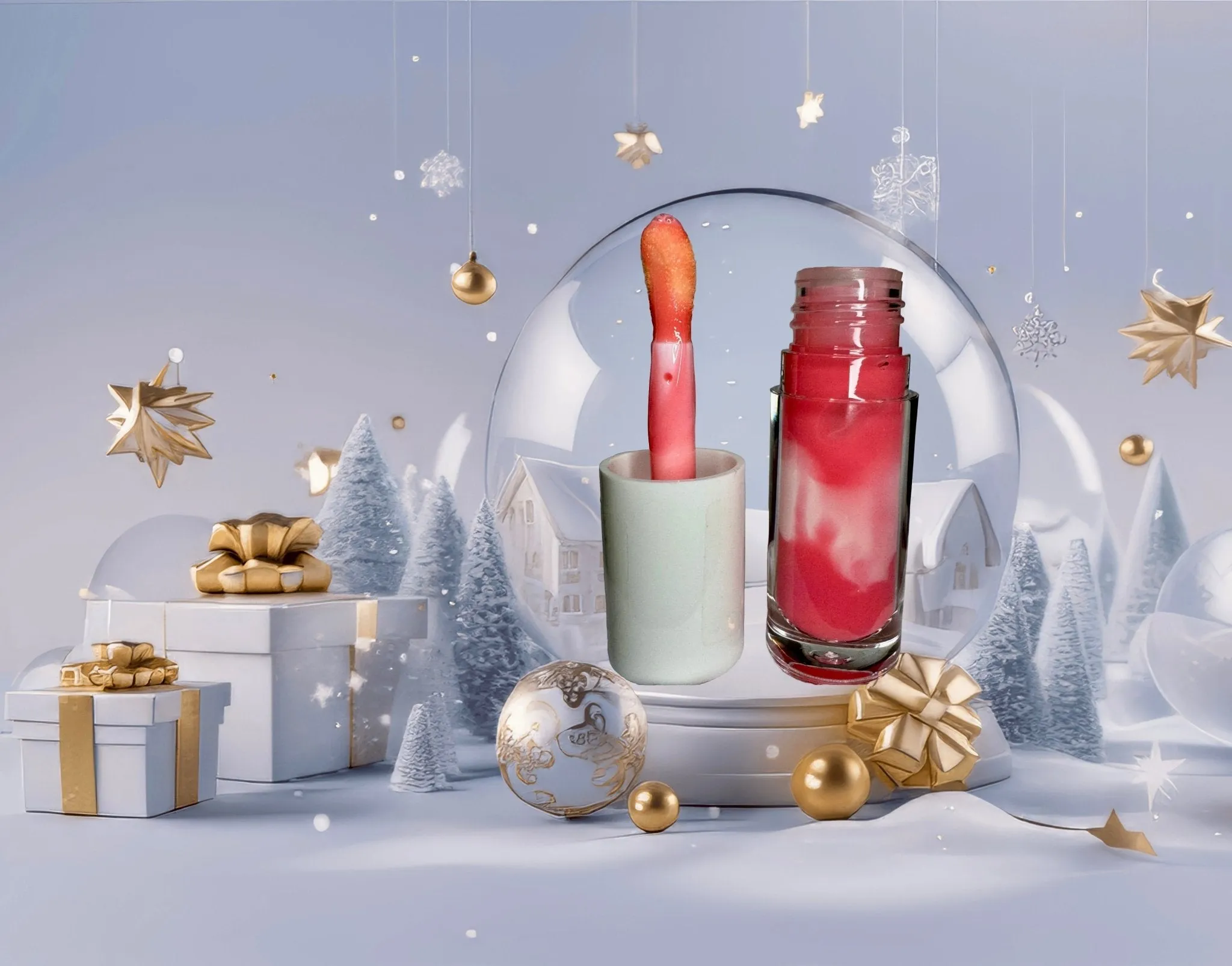 “Strawberry Crème” Lightweight Lip Gloss