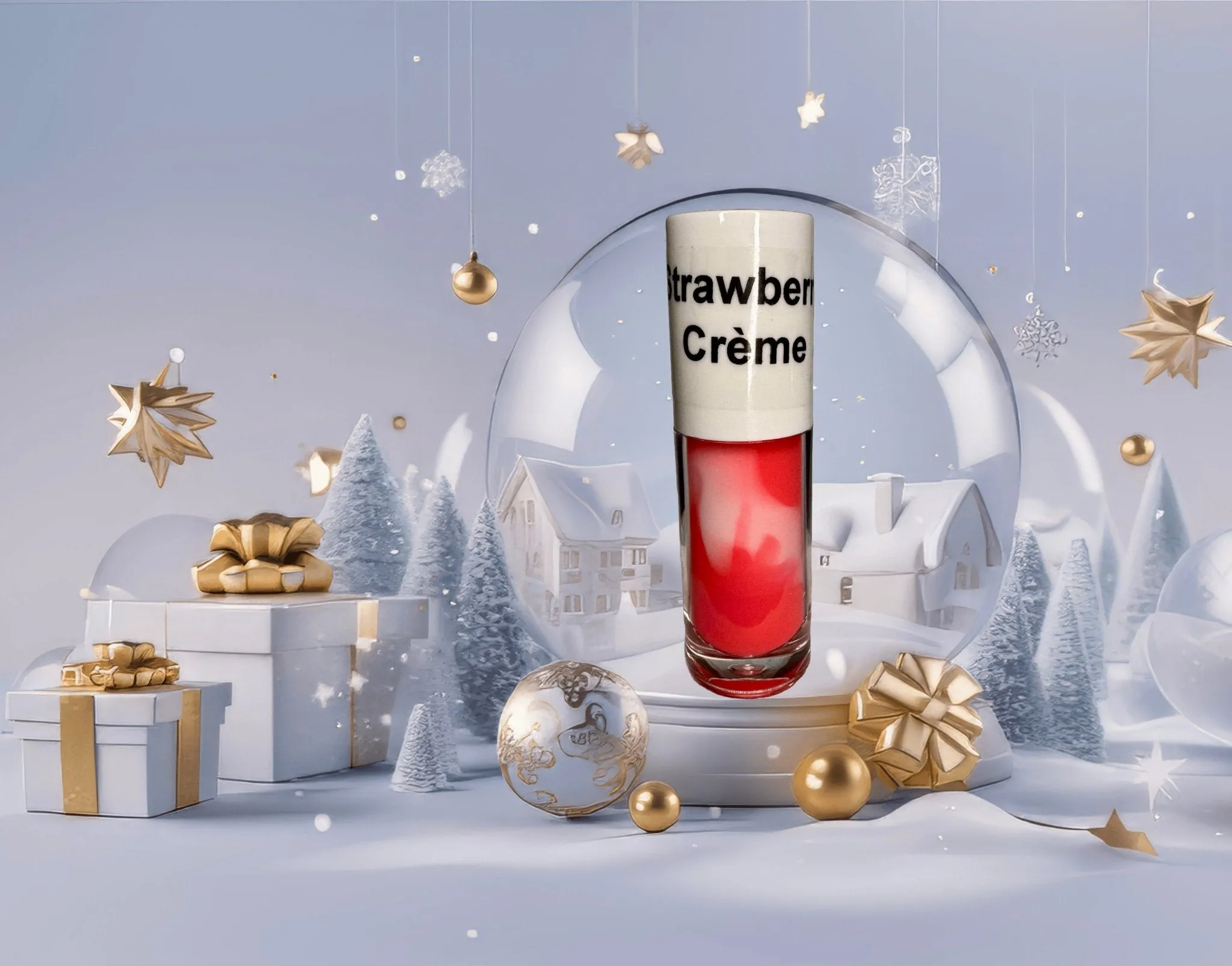 “Strawberry Crème” Lightweight Lip Gloss