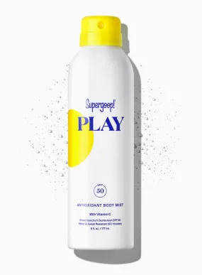 Supergoop PLAY Antioxidant Body Mist SPF 50 with Vitamin C