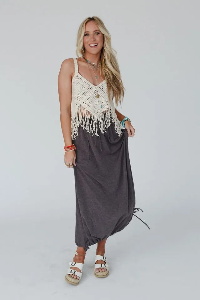Times Like These Crochet Top - Natural